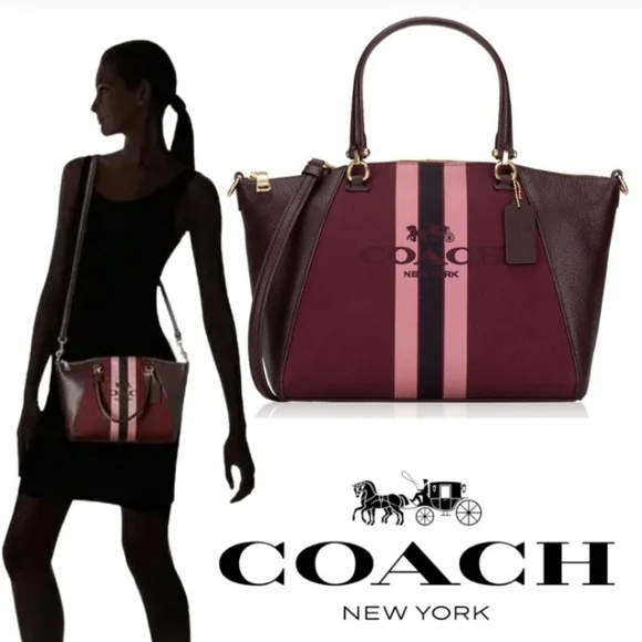 Coach Horse and Carriage Jacquard Prairie Satchel - Picture 13 of 13